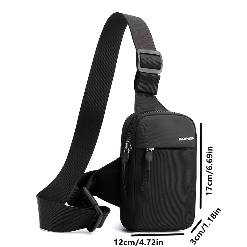 Fashion Street Style Men's Women's Chest Bag Student Commuter Crossbody Bag  Money Cell Phone Holder Sports Outdoor Single Shoulder Bag For Camping  Hiking - Temu Italy