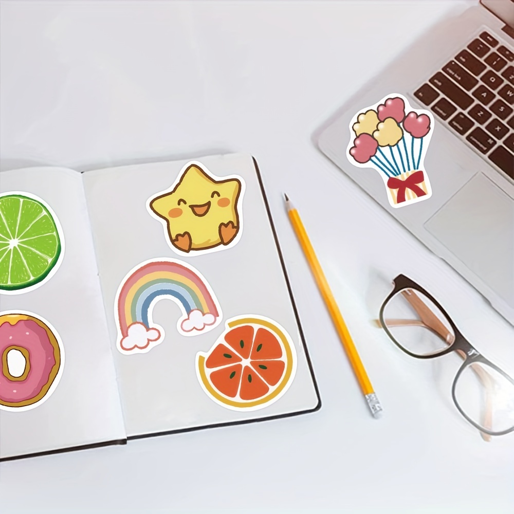 61pcs Downtown Girl Stickers,Downtown Girl Aesthetic Vinyl Laptop Computer  Phone Water Bottle Stickers