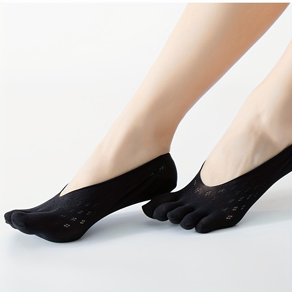 Lace Five Finger Socks, Five Toe Socks Invisible Socks Breathable