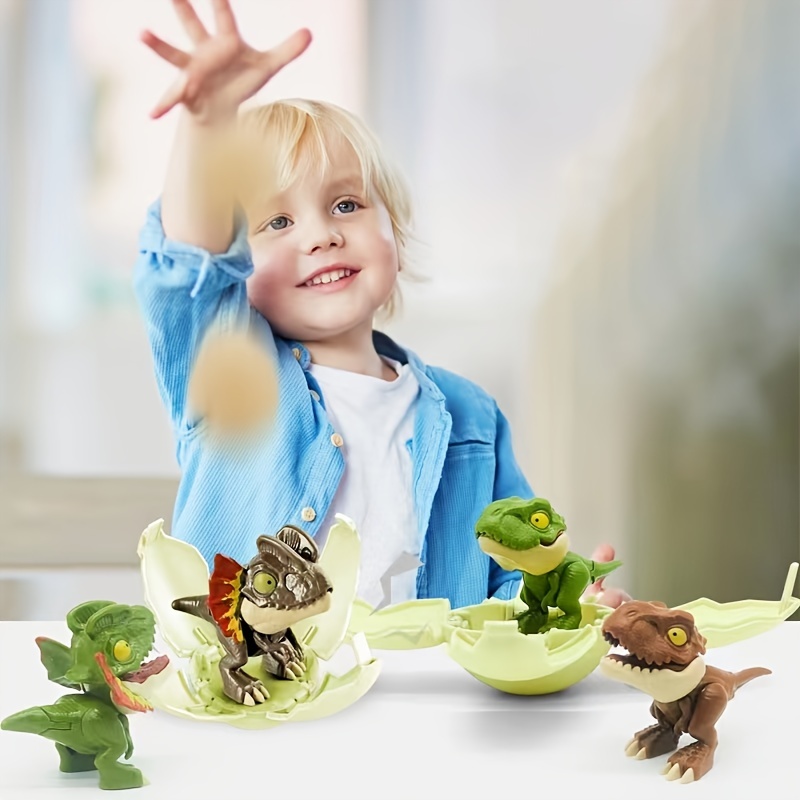 Dinosaur Toys Bite Hand Simulation Finger Animal Model Raptor Tyrannosaurus Educational Toy For Kid Gift