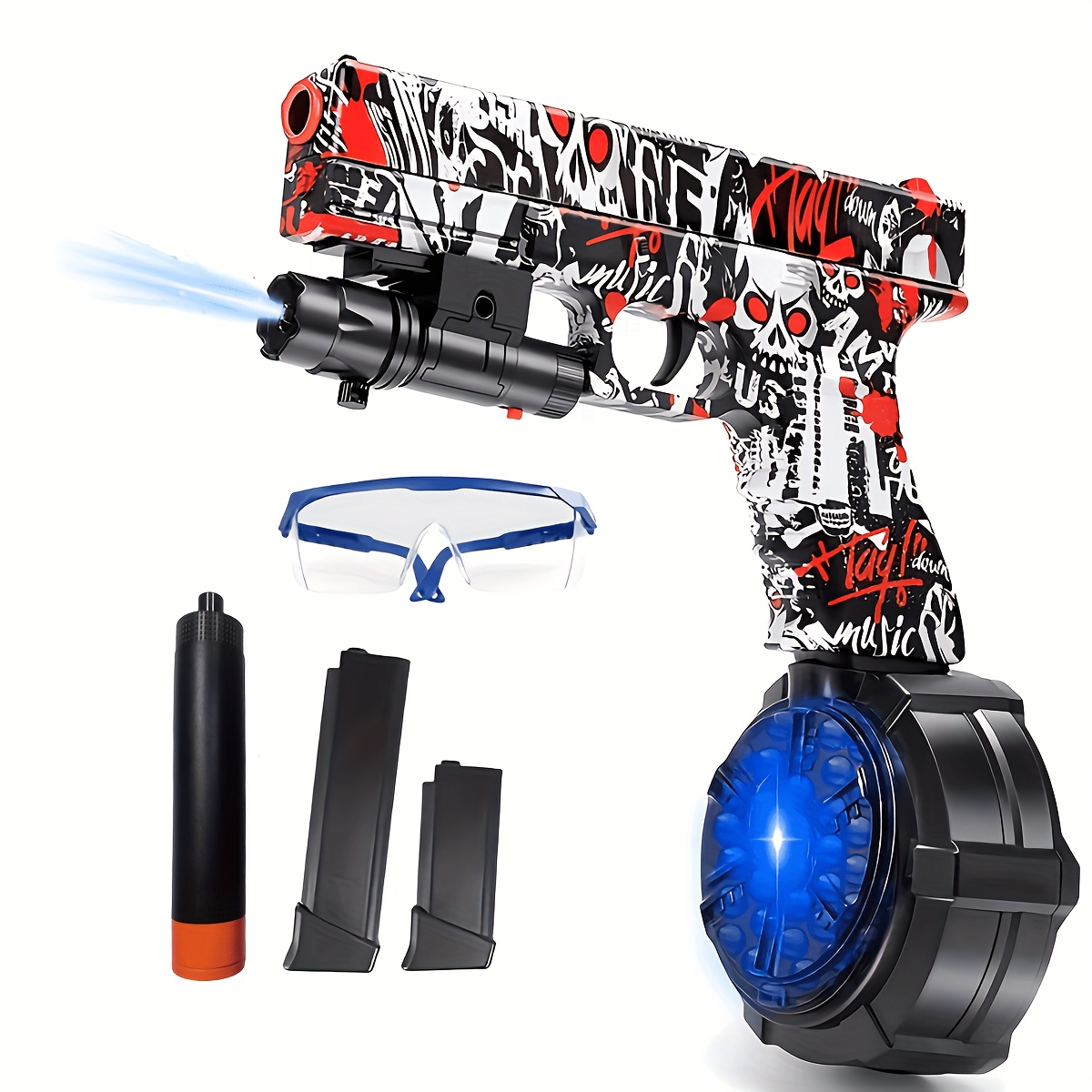 Blaster de bolas eléctrico, bolas de alto rendimiento de pistola Orbeez,  pistola de bolas, pistola de juguete genial, juguetes de bolas de  salpicadura