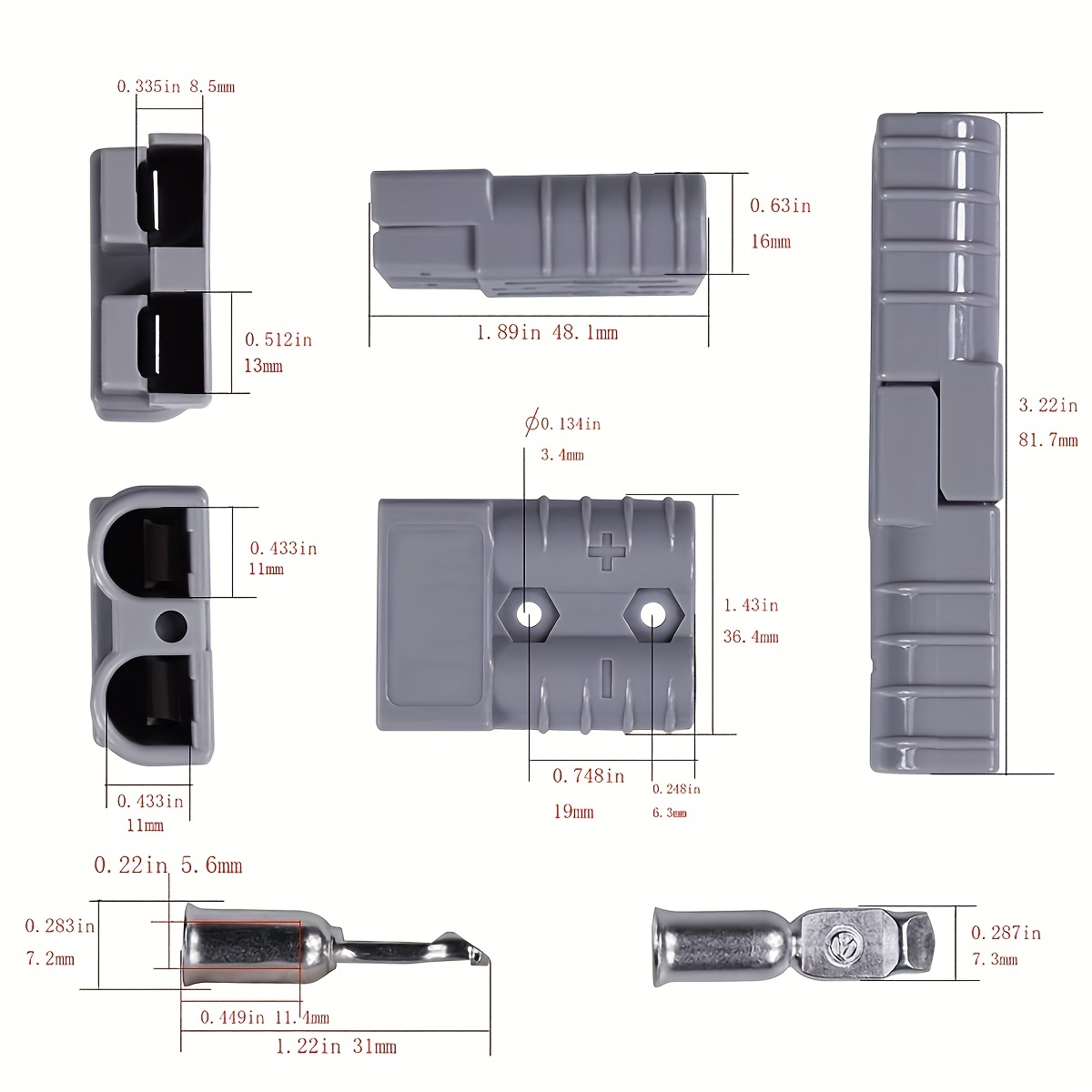 Généralité 50A Connecteur/Déconnecteur Rapide De Harnais De - Temu Belgium