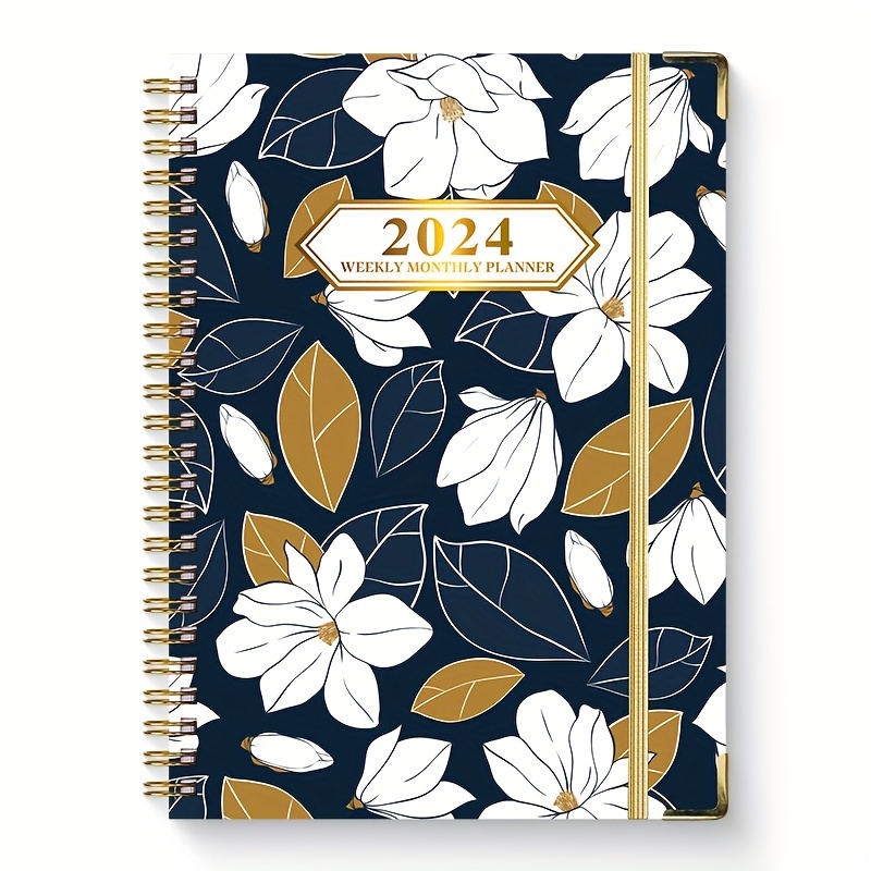 Coil Notebook Planner 2024 English Schedule A5 Planner - Temu