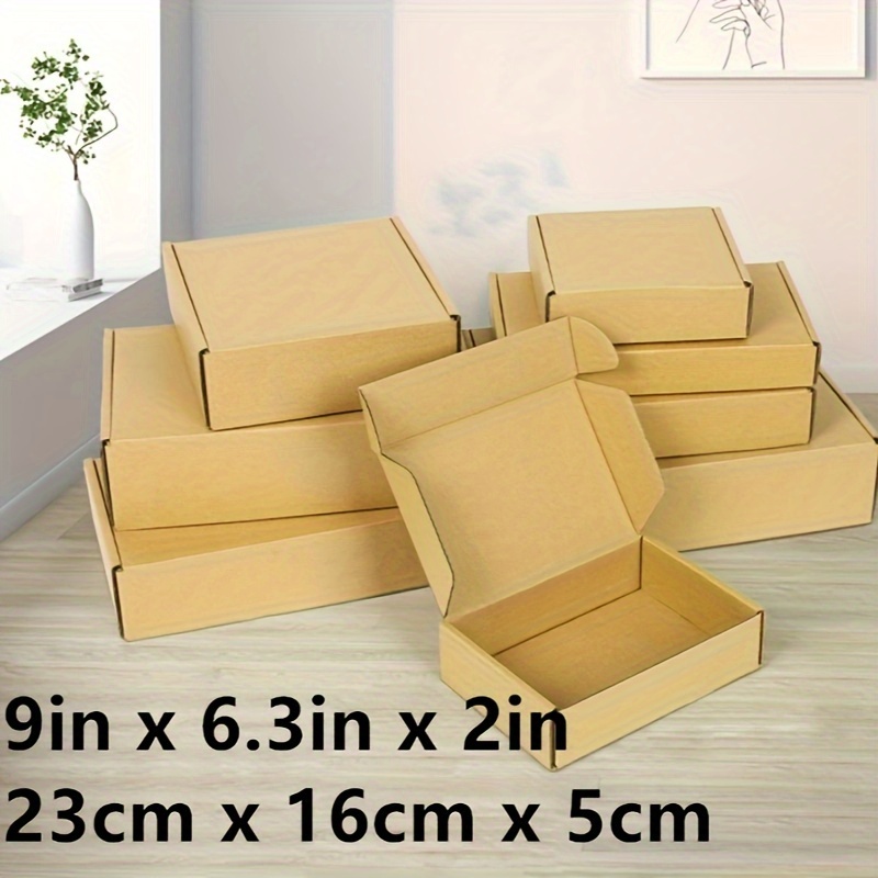 26 cajas rectangulares de papel kraft con cajones pequeños, cajas de cartón  para regalo, cajas de embalaje para regalos de fiesta, dulces y
