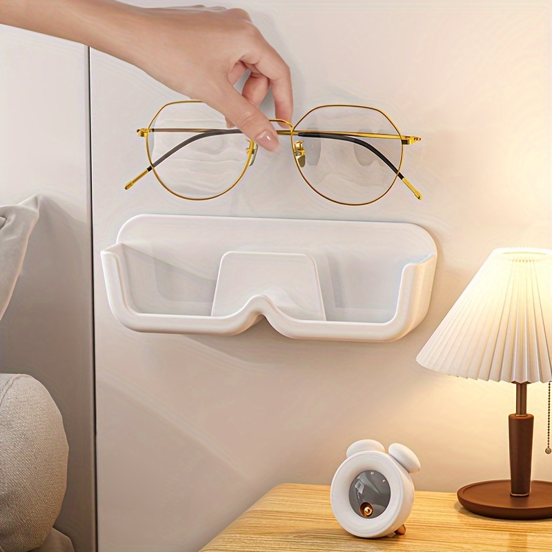 1 Stück Solider Farbe Wand Montierte Brille Aufbewahrungsbox Ohne Bohren,  High-end Sonnenbrillenhalter, aktuelle Trends, günstig kaufen