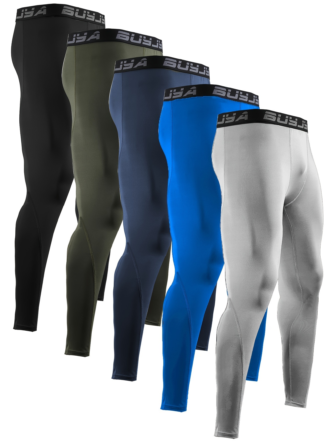 Pantalones de compresión para correr informales, mallas deportivas para  Hombre, ropa deportiva para Fitness, pantalones largos, pantalones de