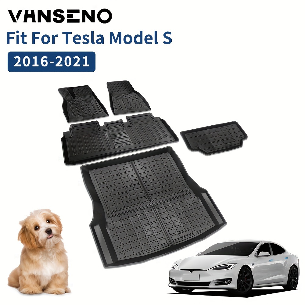 Car floor mat fits Tesla Model 3, Model S, Model X, Model Y (2012-2024)