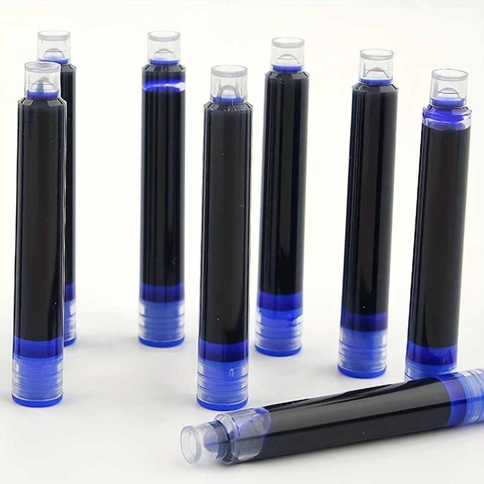 SALE - Fountain Pen Ink Cartridges Refills Standard Euro Size BLACK RED  BLUE