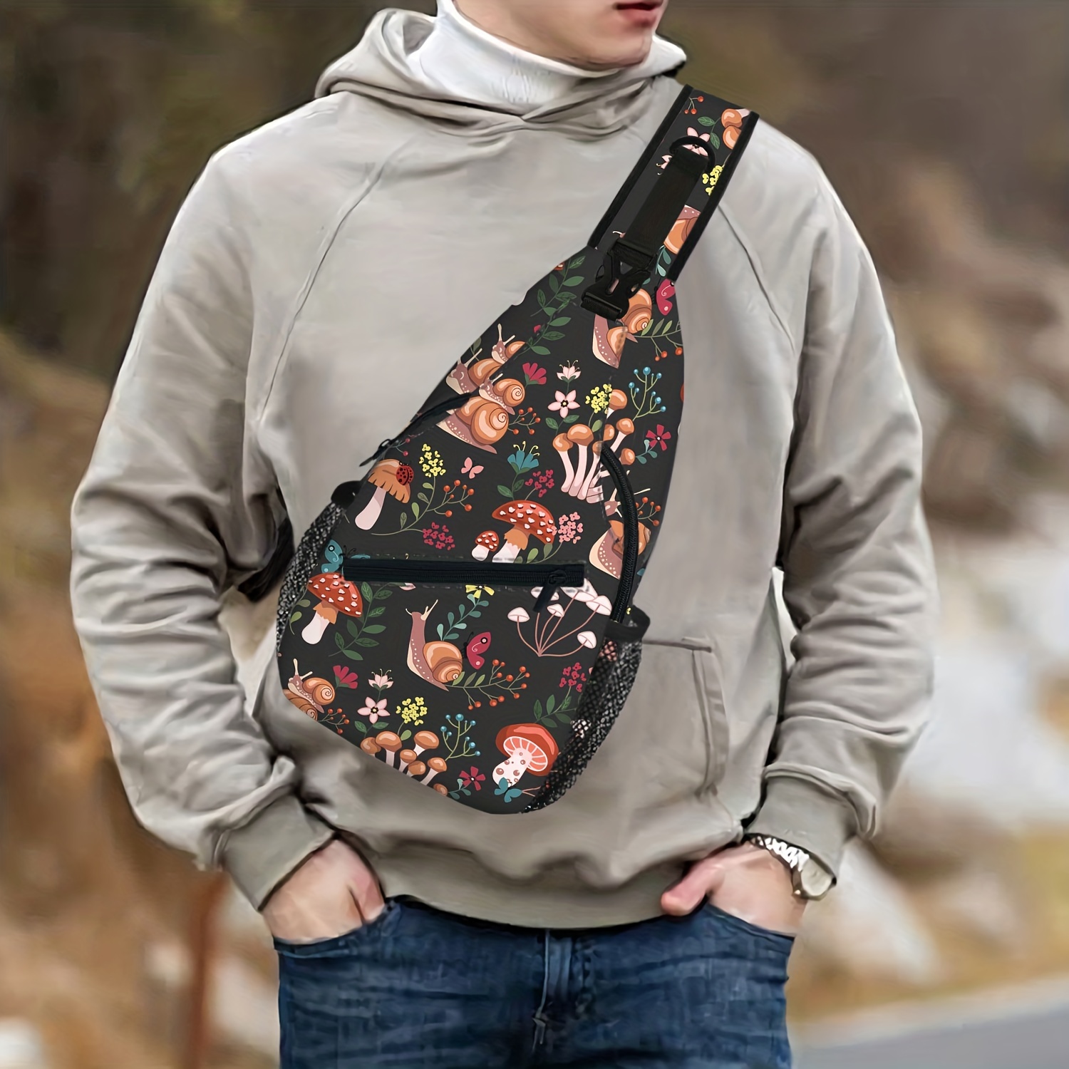 Mushroom messenger bag hot sale