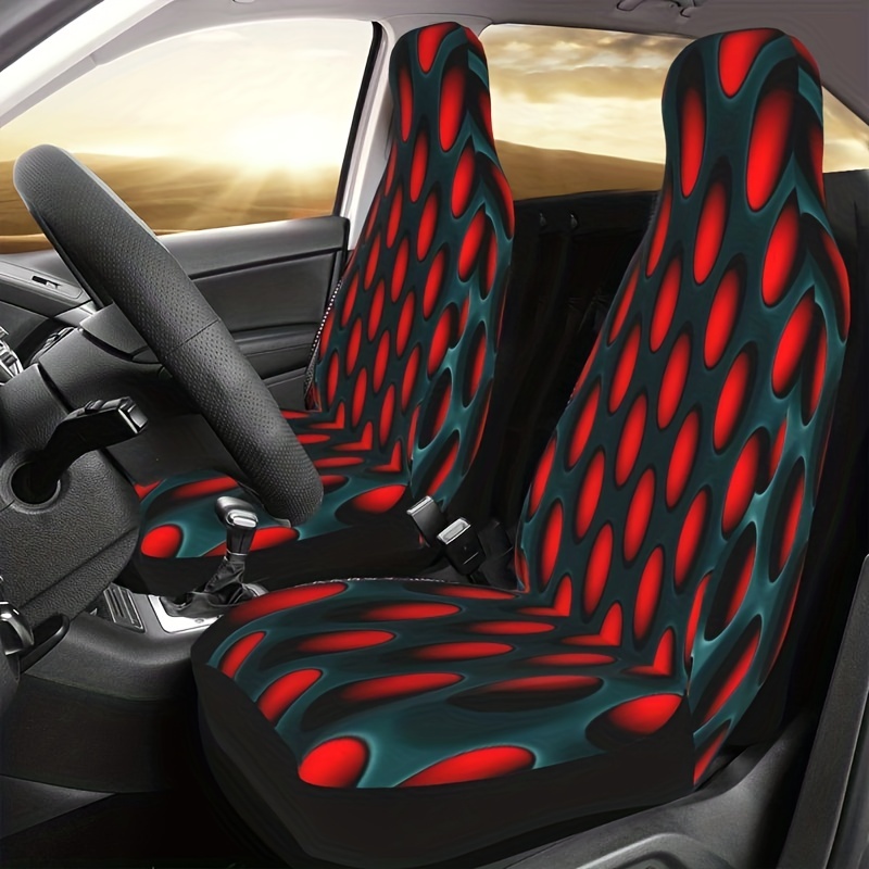 Juego completo de fundas de asiento de coche – Fundas protectoras de  asientos delanteros y traseros de tela de malla transpirable – Para la  mayoría de