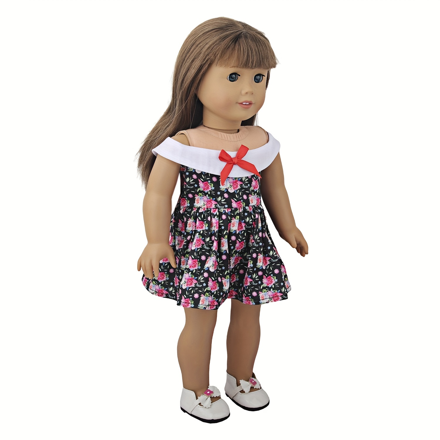 20 Pcs Doll Clothes and Accessories Handmade 2 Sequins Dresses 4 Fashion  Dresses 4 Tops and Pants Casual Outfits 10 Shoes for 11.5 inch Girl Dolls