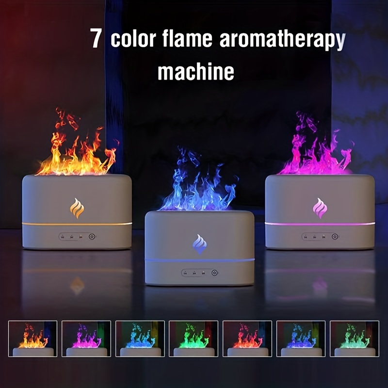 Umidificatore Aria Evaporativo Diffusore Aromi USB Luce LED 7 Color  Aromaterapia
