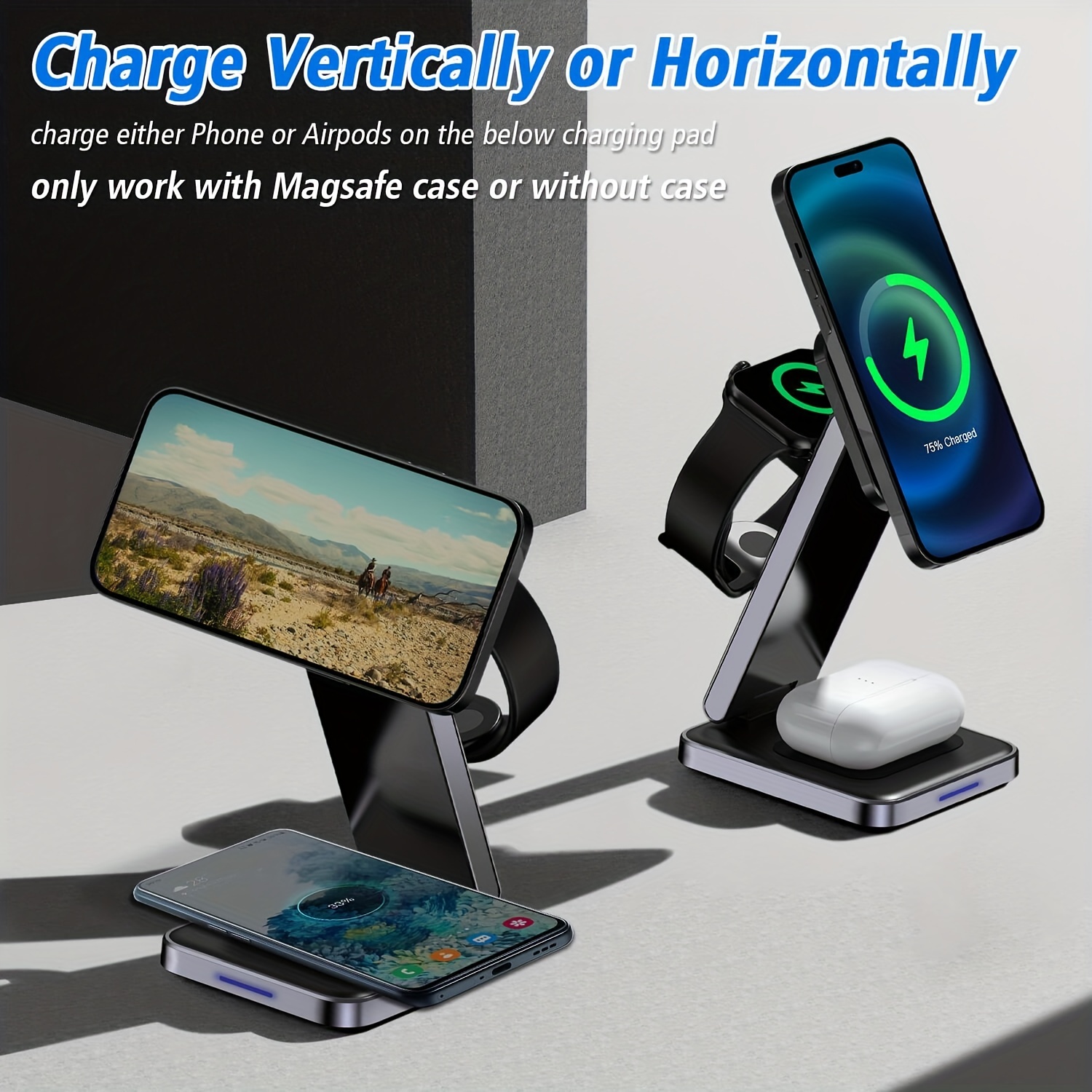 Cargador Inalámbrico Magnético MagSafe Apple USB Tipo C para iPhone barato
