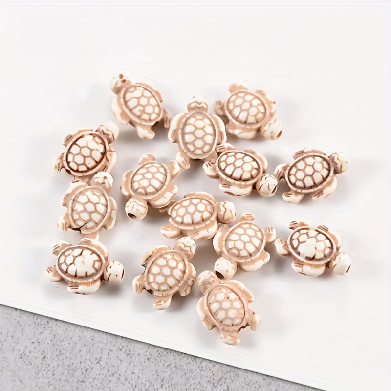 20pcs Turquoise Turtle Natural Stone Beads