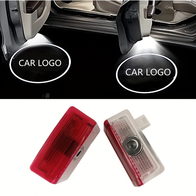 Non-fading Car Projection Led Projector Door Shadow Light Welcome Light  Laser Emblem Logo Lamps Kit Puddle Lights For Benz A/c /glc/gla/gle/ Temu