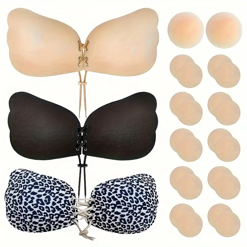 Reusable Nipple Covers Strapless Invisible Self adhesive - Temu Canada