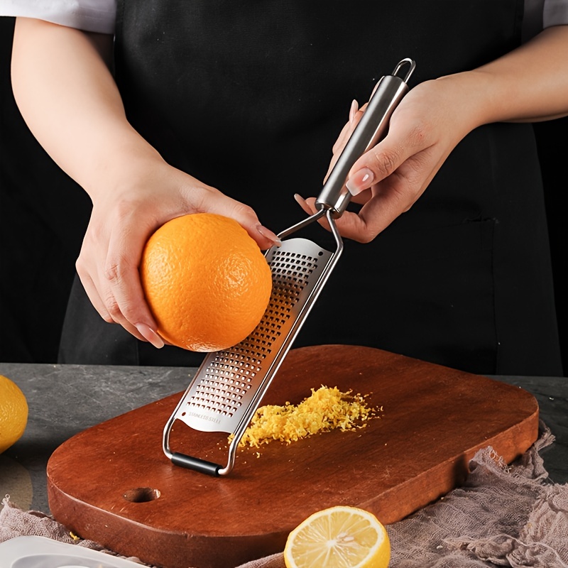 Cheese Zester Grater Handheld with Handle-Lemon Citrus Zester