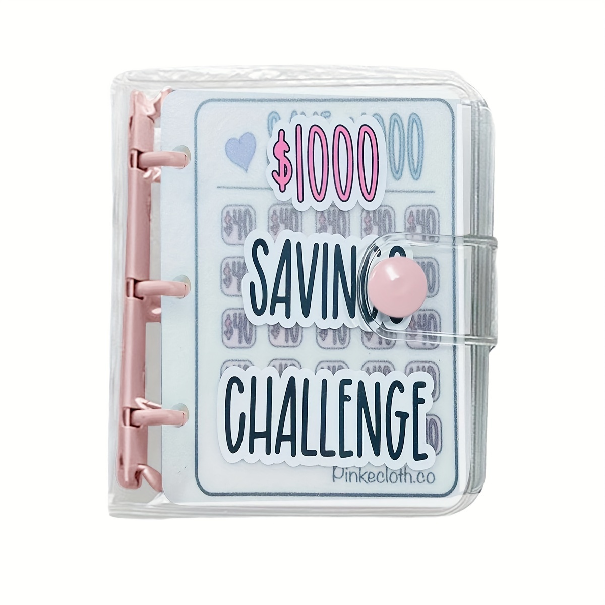 Mini Binder Saving Challenge $150/300/500/1000 Saving Budget - Temu