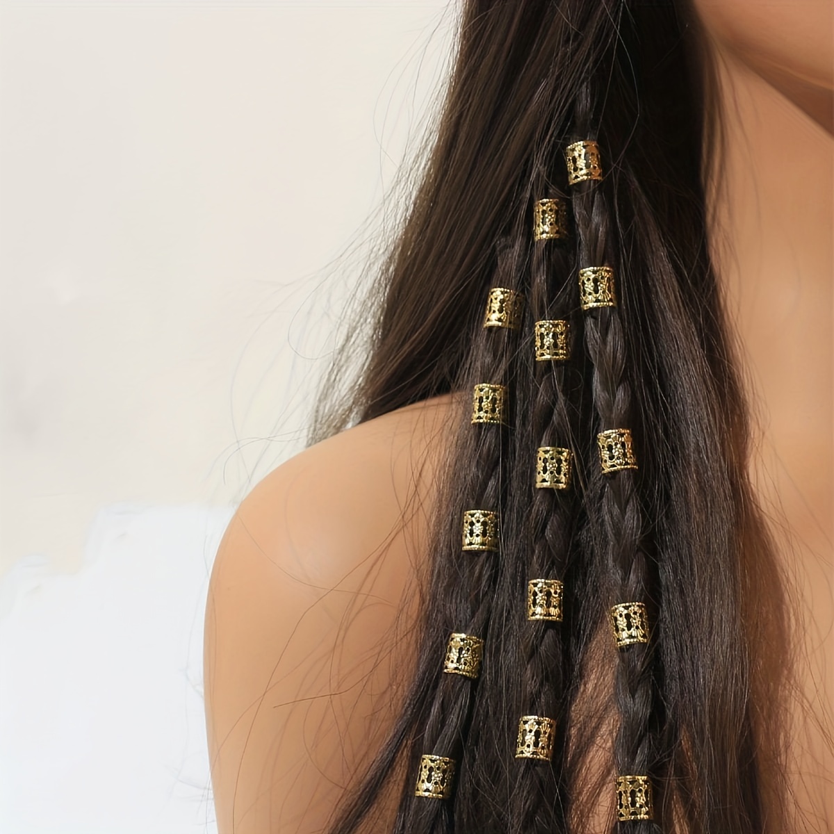 Dreadlocks Braid Beads Hair Rings Hair Clips Alloy Hair - Temu