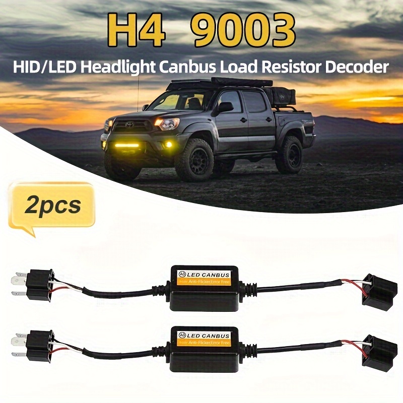 H7 Led Headlight Canbus Decoder Canceller Error Free - Temu