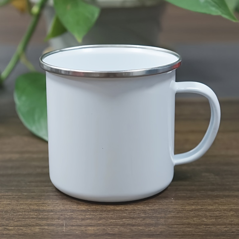 Sublimation Blank Enamel Coffee Mug, Sublimation Coffee Cups, Water Cups  For Diy Heat Transfer, Summer Winter Drinkware, Gifts - Temu