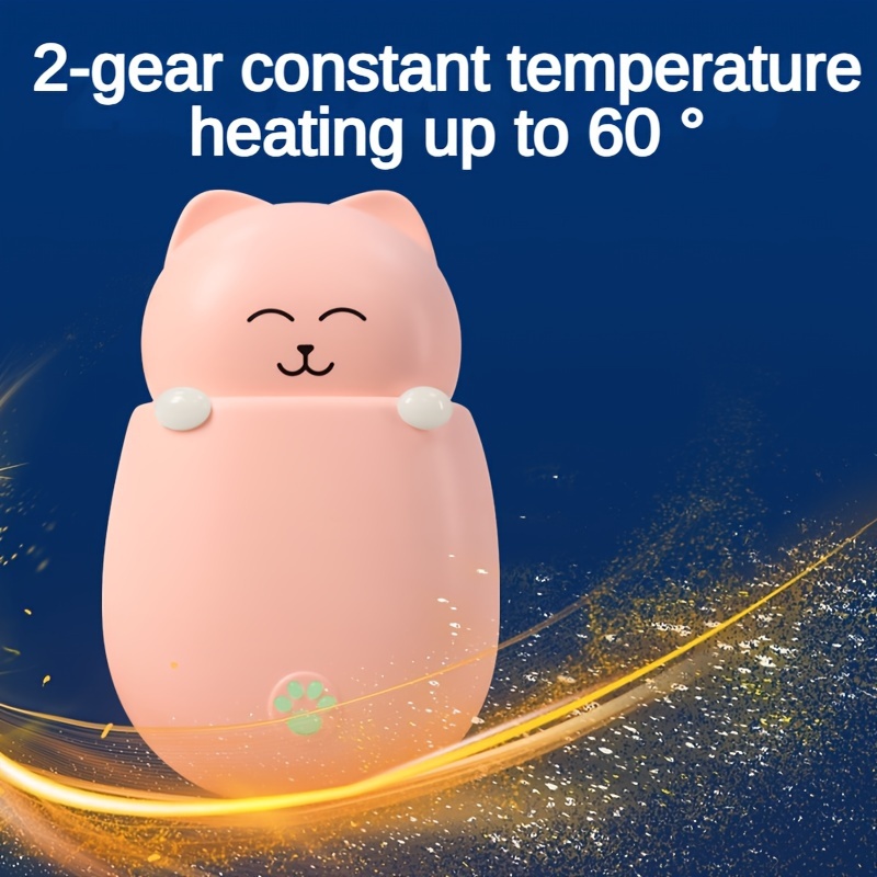 1200mAh Mini Hand Warmer with Colorful Lights