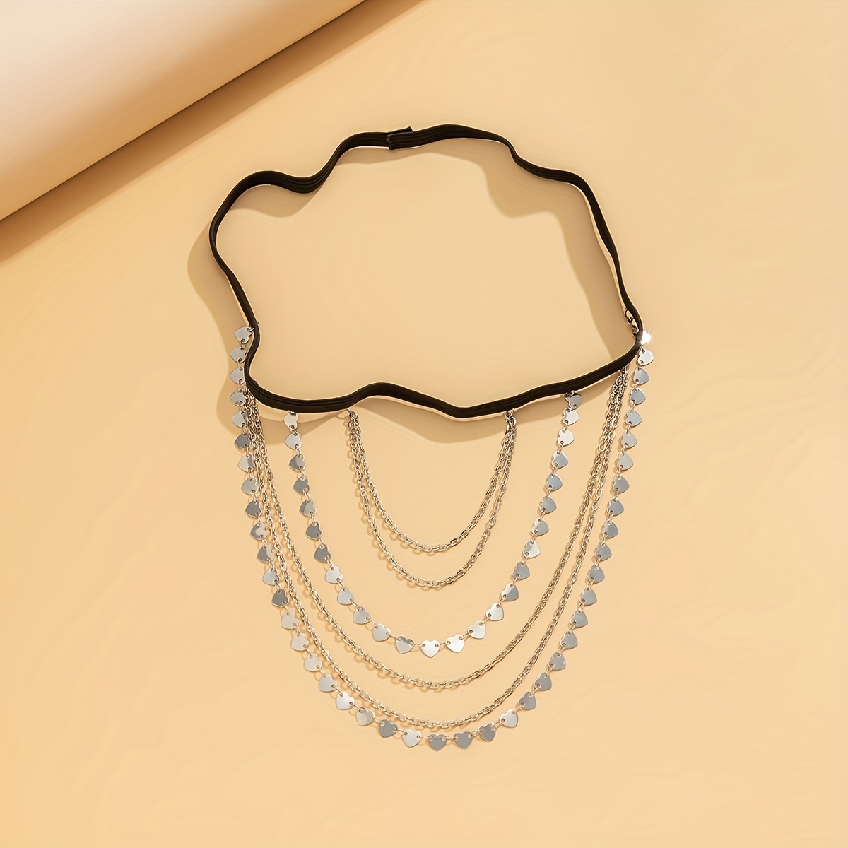Sexy Leg Chain with Tassel Elastic Body Accessory