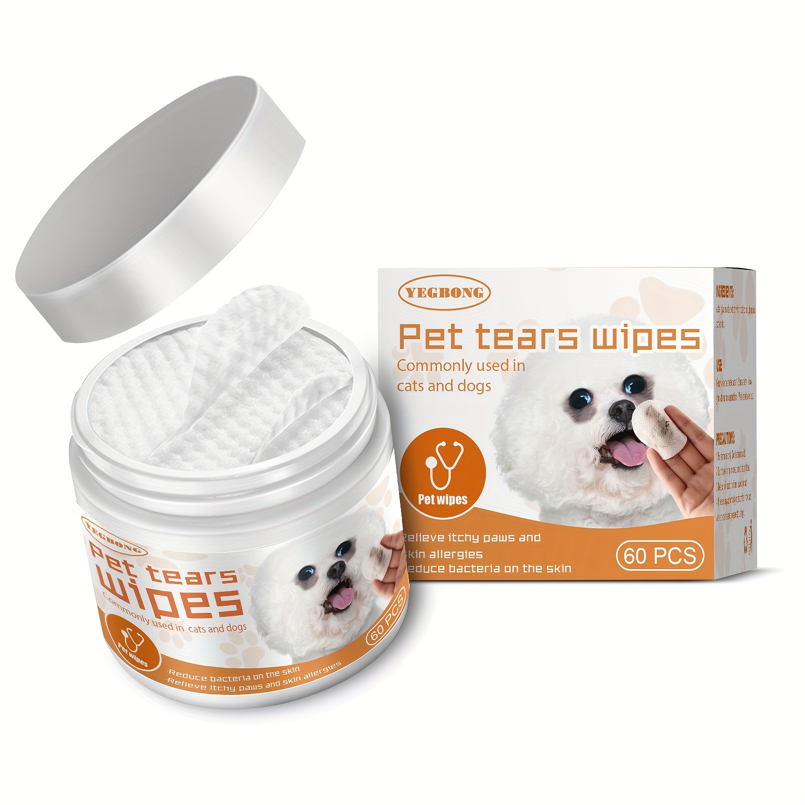 Dog paw store wipes for allergies