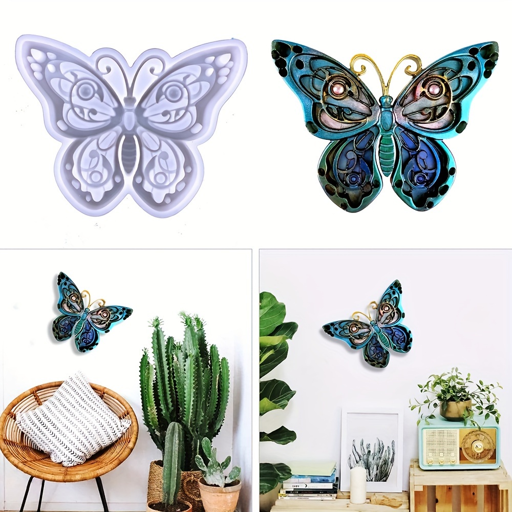 Holographic Laser Butterfly Molds For Resin Casting Pendant - Temu