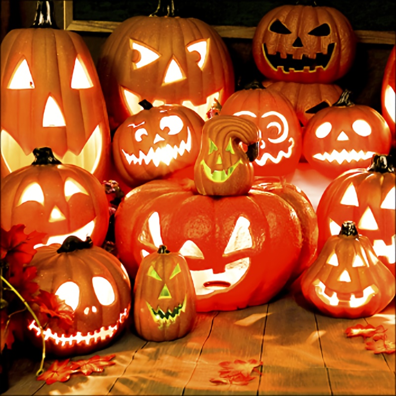 Halloween Pumpkin Lantern, Halloween Pumpkin Ornament, Party ...