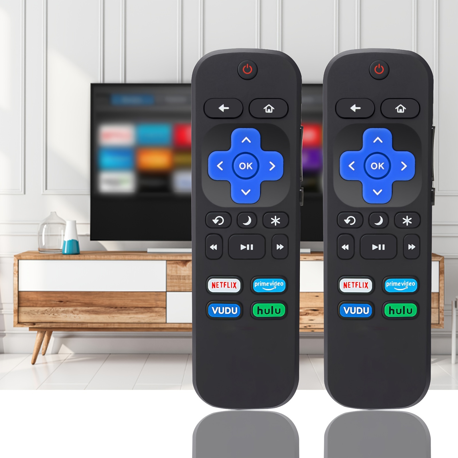 Mando a distancia de repuesto para Smart TV, Control remoto de streaming  por voz para Google