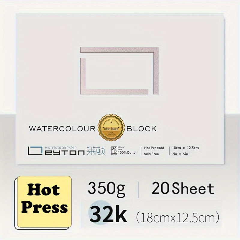 32k Watercolor Paper 100% Cotton Watercolor Paper - Temu