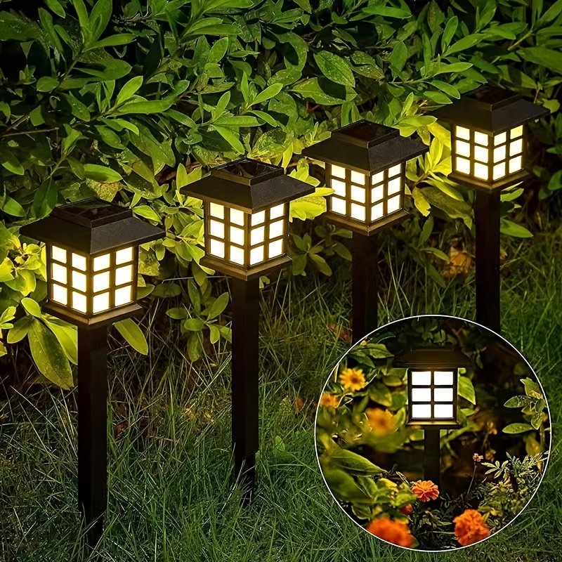 Lampes Solaires À Led Lumières De Jardin De Paysage À - Temu Canada