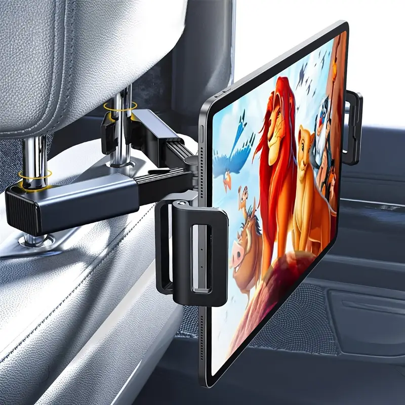 Auto-Tablet-Halterung, Autositz-Rücksitz, Universelle  Handy-Kopfstützen-Rückseite, Drehbare Lazy-Halterung