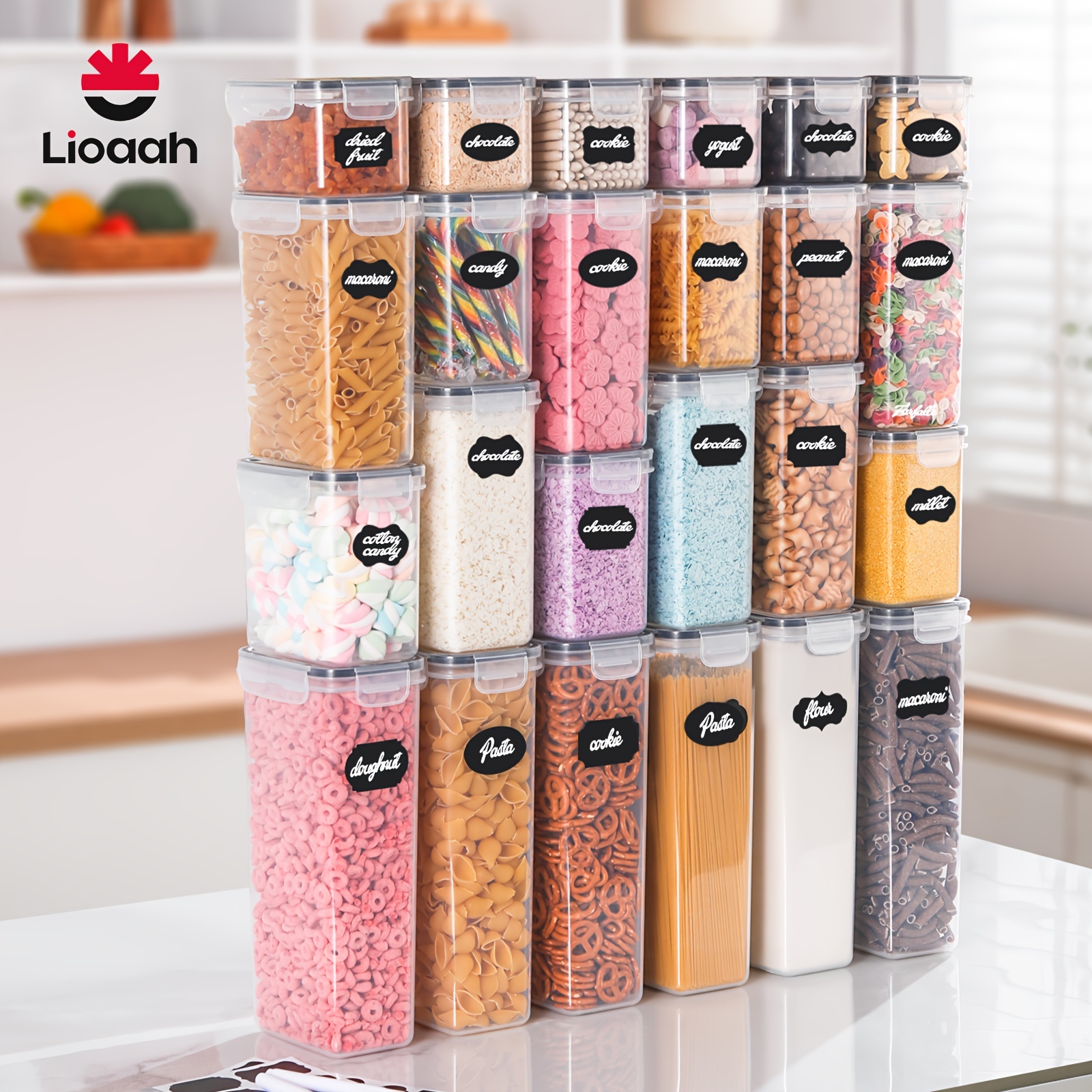 Storage Containers Portable Stackable Sealed Jars Lid - Temu