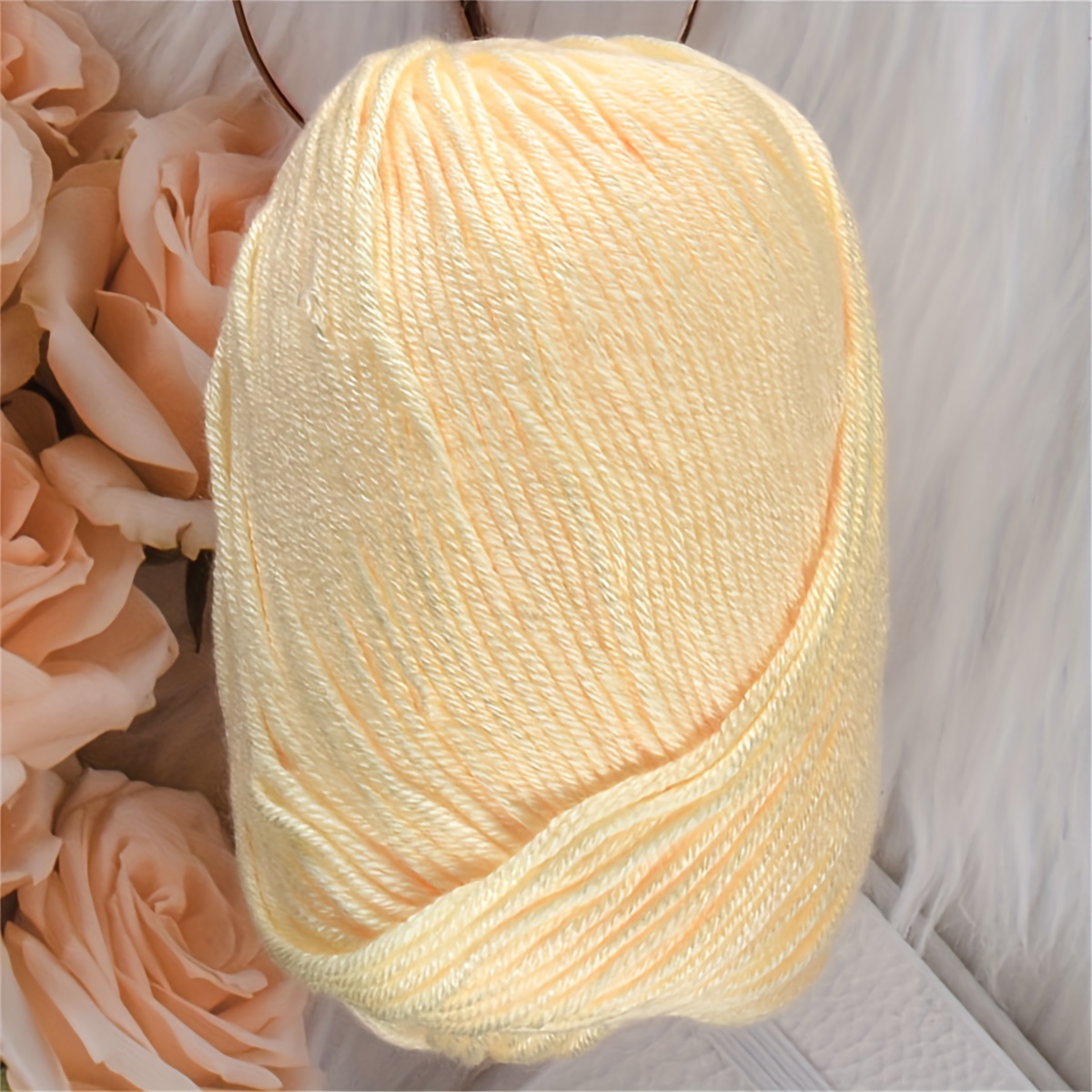 Warm Silk Protein Villus Yarn Soft Worsted Yarn 60% Silk Protein 30%wool  10% Cashmere Skin Friendly Hand Knitting Thread For Crocheting And Knitting  Scarf Sweater Shawl Throw Blanket Pet Toys /120yd /ball 