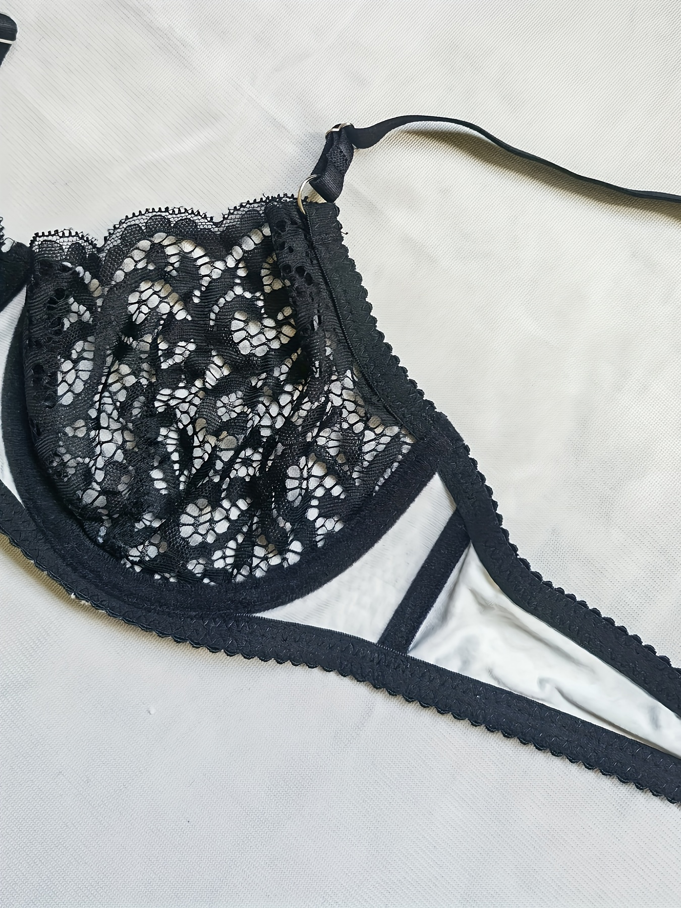 Make Some Lace Scalloped Bralette and Panty Set