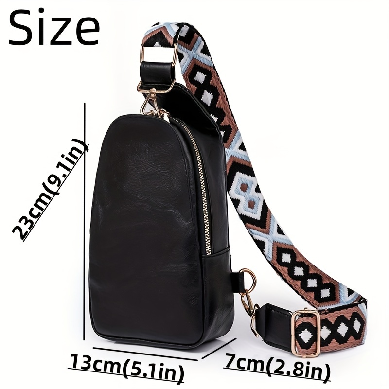 Simple Genuine Leather Crossbody Bag, Small Guitar Strap Shoulder Bag,  Fashion Square Purse For Women - Temu United Arab Emirates