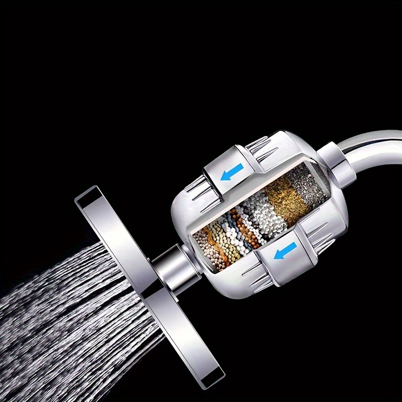 Shower Head 15 Stage Filter Water Filter For Removing Heavy - Temu