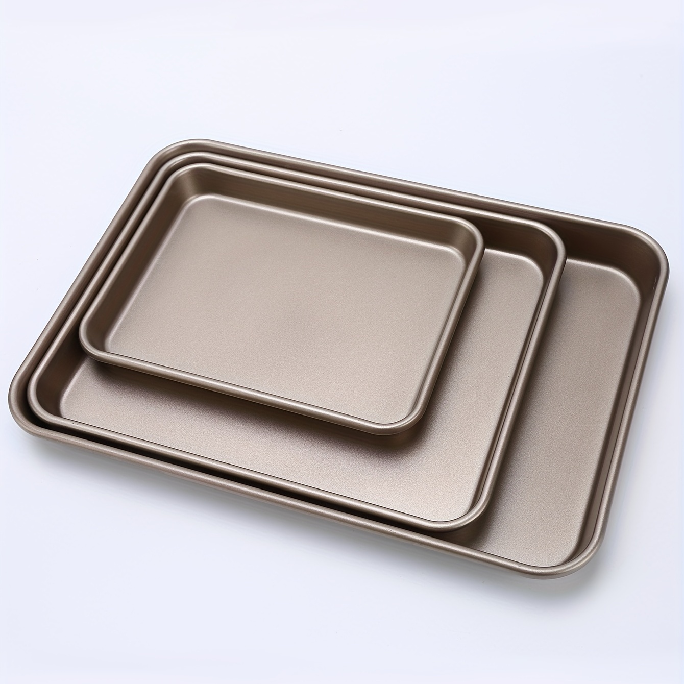 1pc, Carbon Steel Baking Pan, Non-Stick Cookie Sheet, Baking Trays, Oven  Accessories, Baking Tools, Kitchen Gadgets, Kitchen Accessories, Home  Kitchen