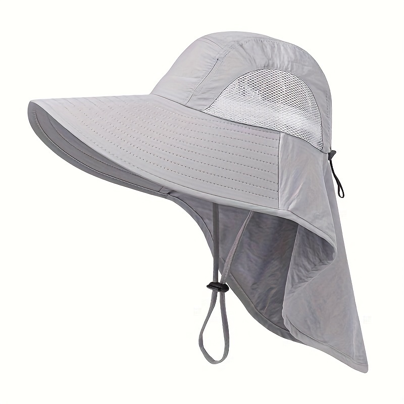 Big Brim Spring and Summer Sun Hat, Fishing Hat with Wide Edges and UV Resistant Soft Hat, Suitable for Outdoor Hiking, Fishing, and Cycling for