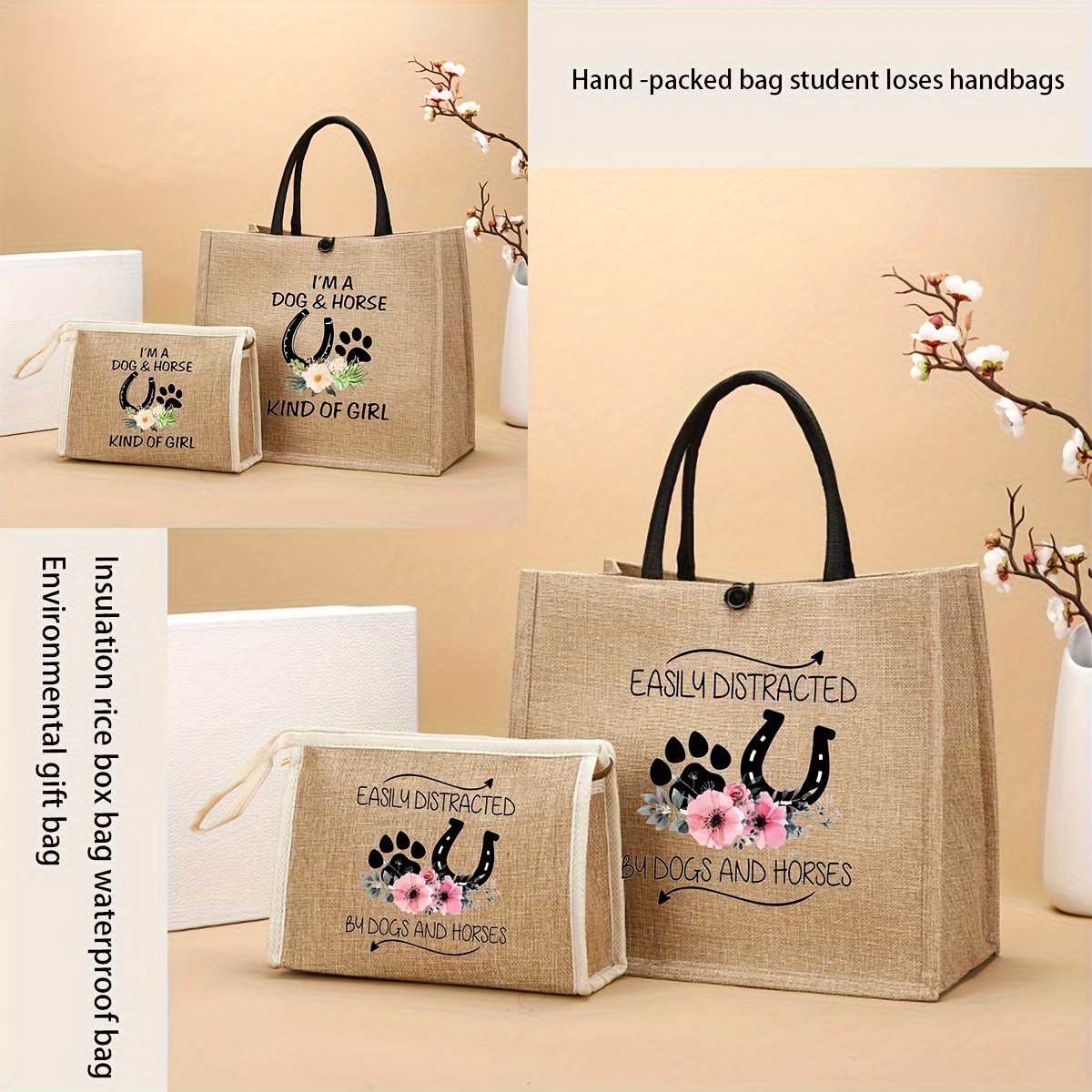 Dog best sale print handbags