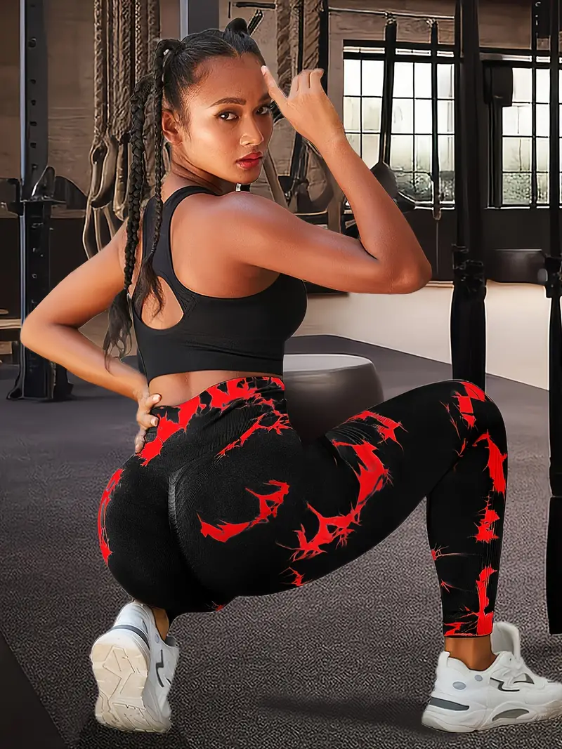 6pcs Sports Fitness High Waist Hip Lifting Yoga Tight Pants, High Stretch  Running Workout Leggings, Women's Activewear, Free Shipping For New Users
