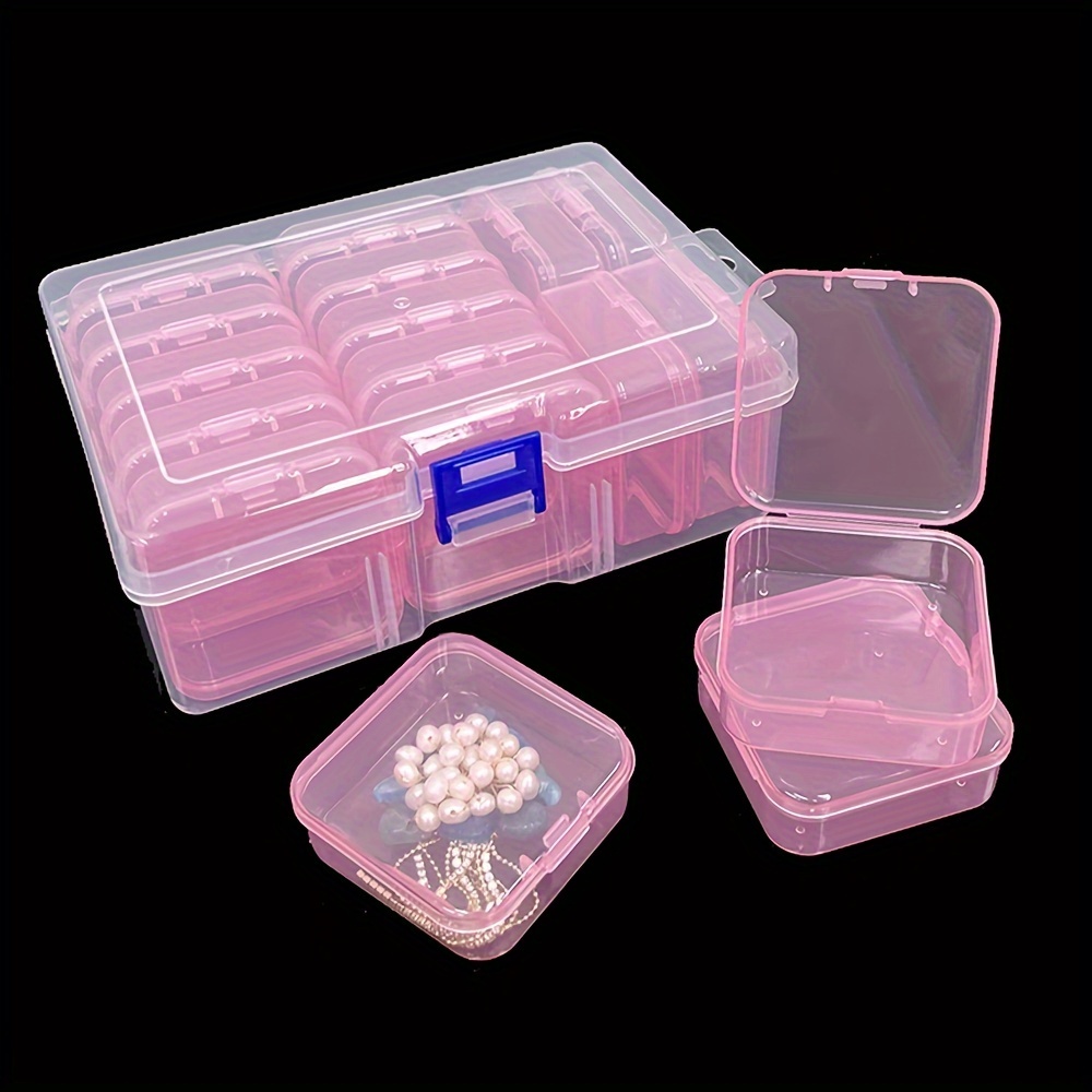 Plastic Storage Box Diy Crafts Organizer Portable Storage - Temu