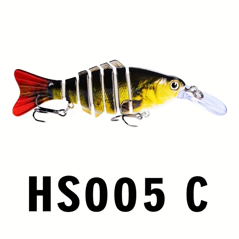 14cm Multi-section Fishing Lure Realistic And Multi Section Design For  Fishing Accessory 7# 