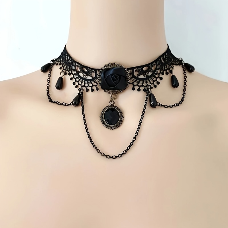 Choker Necklaces For Women Gothic - Temu