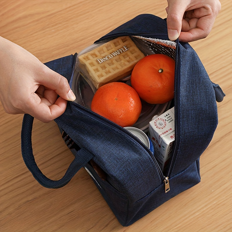 Paquete de 5 bolsas de almuerzo aisladas para mujer lonchera para