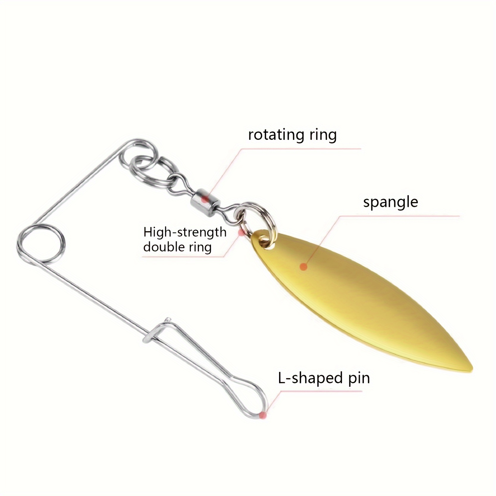 Spinner Bait Metal Hard Fishing Lure Bass Snakehead Pike - Temu