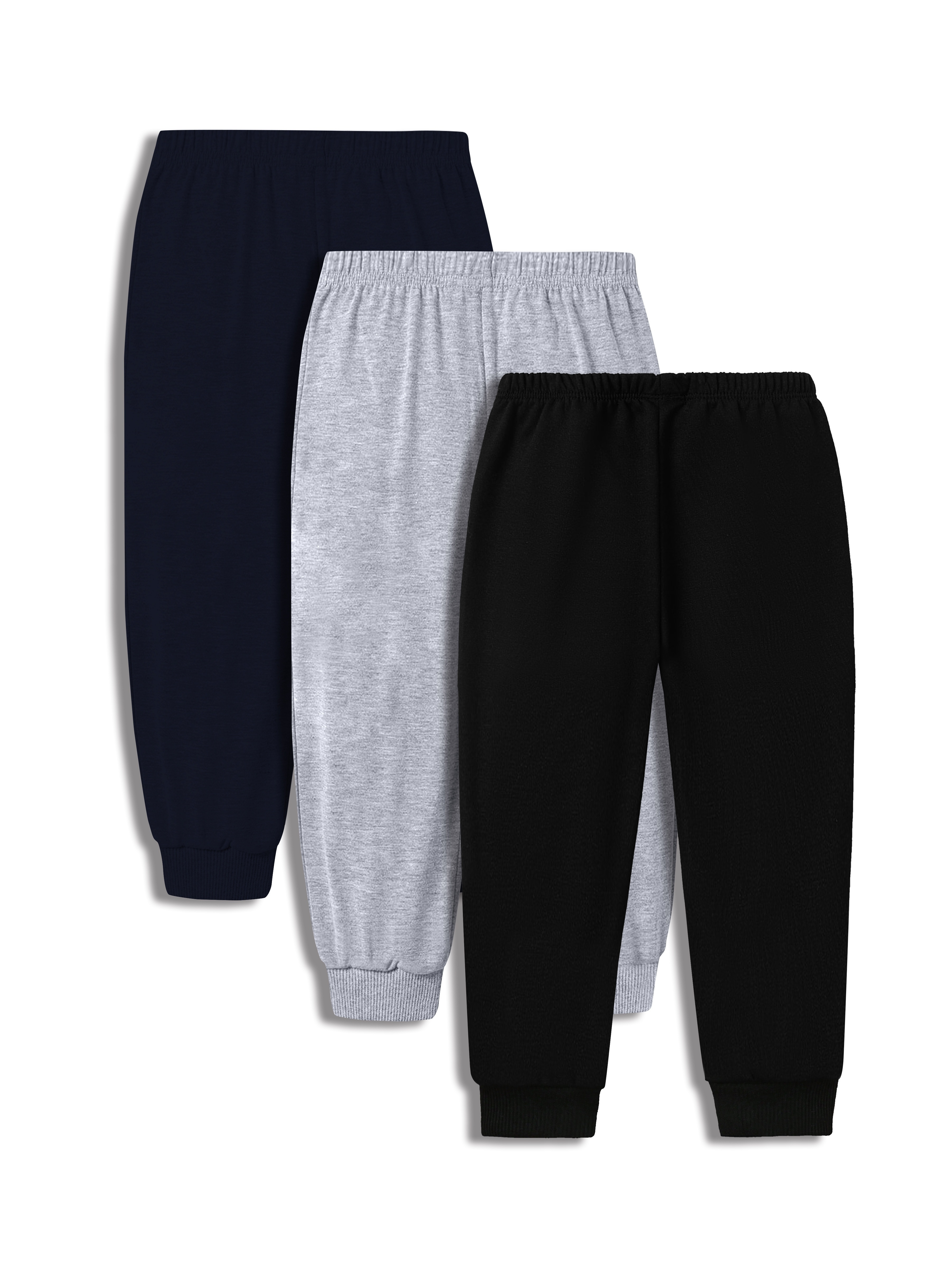 Buy Black Solid Track Pants for Kids With Logo