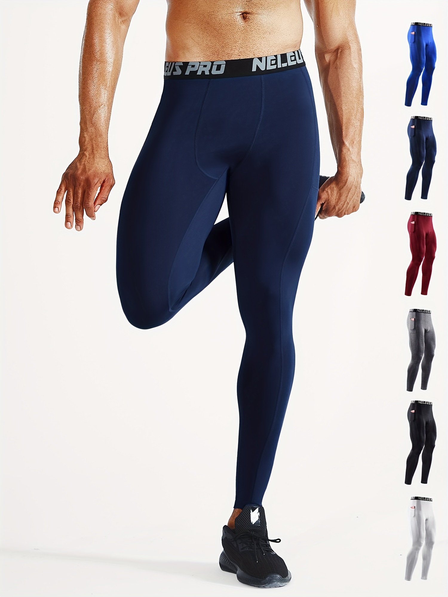 Dryarn fibre compression sports leggings for men and women